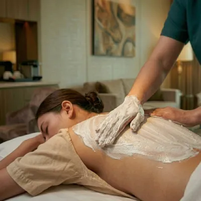 layanan lulur atau body scrub dari kiaraspa jogja